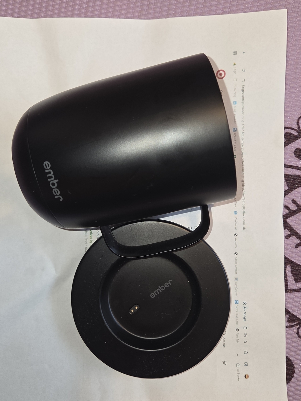Ember MUG 2 - TARGET- Temperature Control Mug - Black